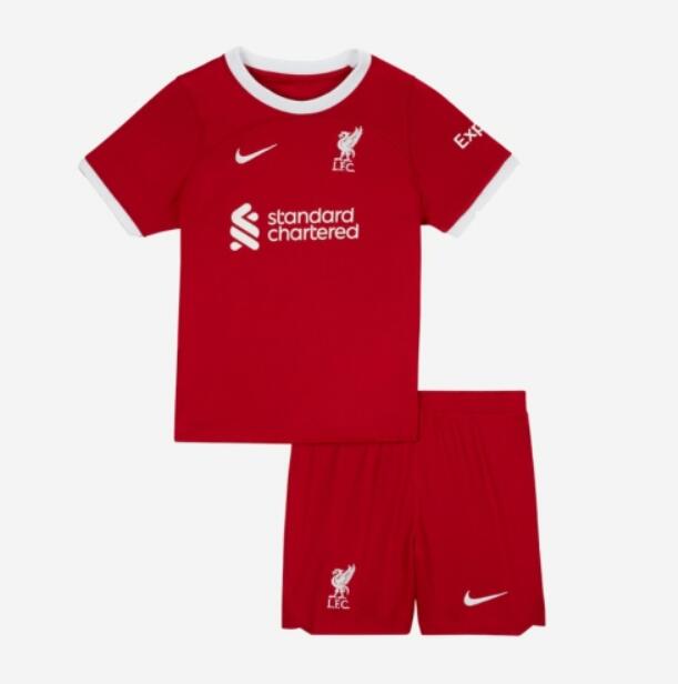 Liverpool Home Soccer Kit 2023/24 Kids